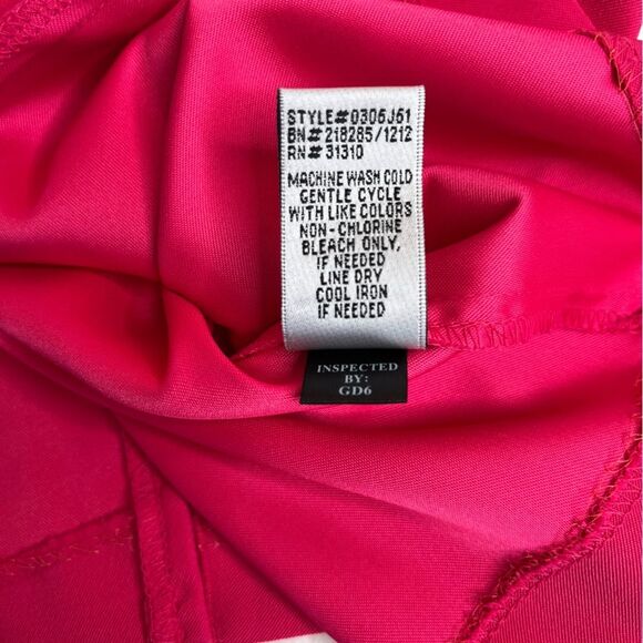 Alyx Limited Pink Sleeveless Sheath Dress Back Zip Flattering Seaming Women 18 - Picture 9 of 13